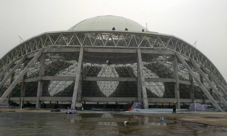 岳阳温泉馆网架工程